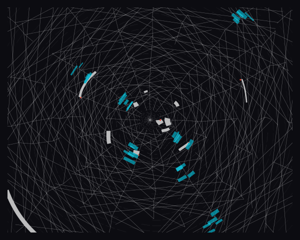 Polar coordinate transformation of Swiss grid with radial distortion