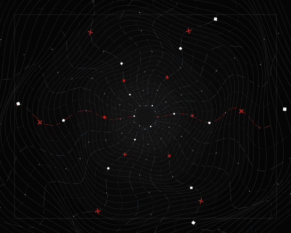 Polar coordinate transformation of Swiss grid with radial distortion