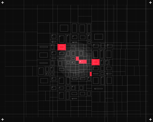 Recursive geometric subdivision using golden ratio proportions
