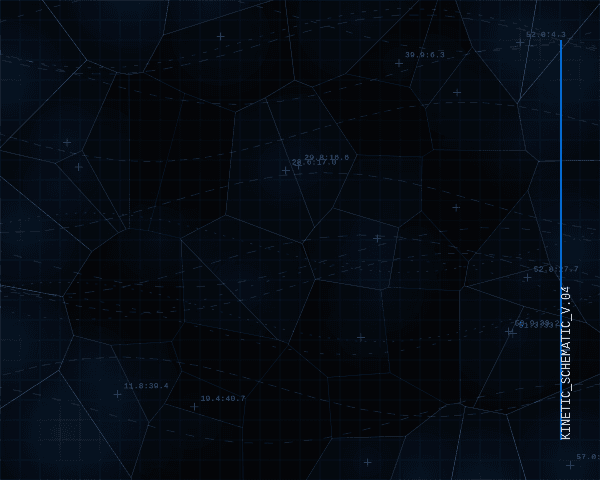 Voronoi tessellation with gradient color transitions between cells