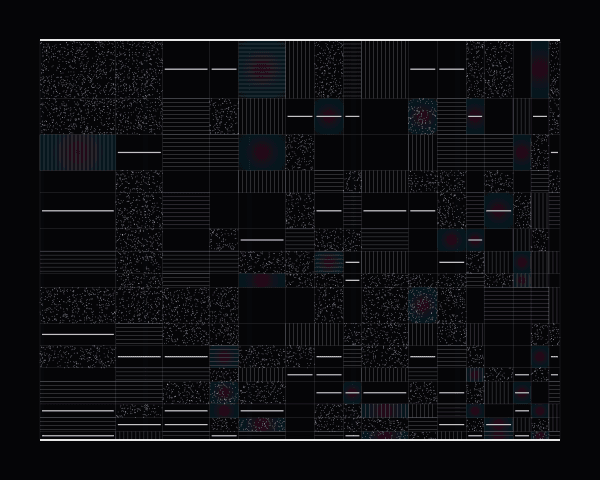 Recursive geometric subdivision using golden ratio proportions